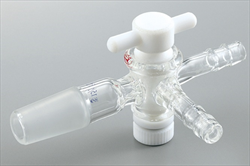 Đầu nối thủy tinh 3 chiều, khóa van Teflon TS15/25 AS ONE 2-9605-01